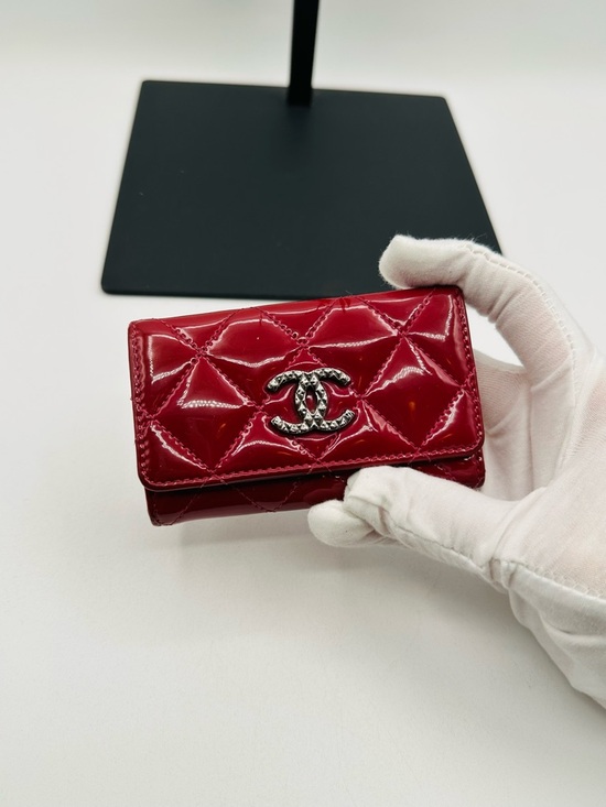 CHANEL Handbags - Chanel Quilted Key and Card Holder